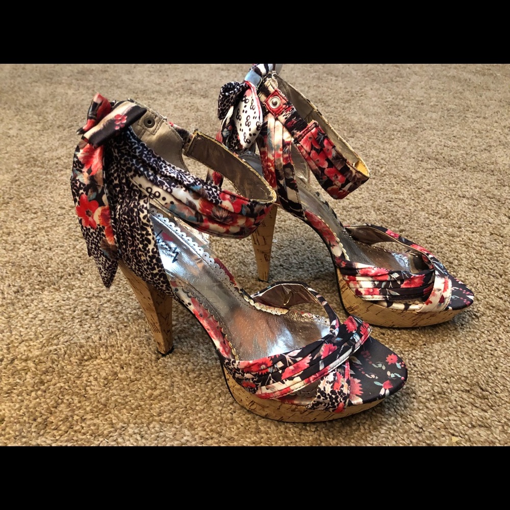 Floral heels